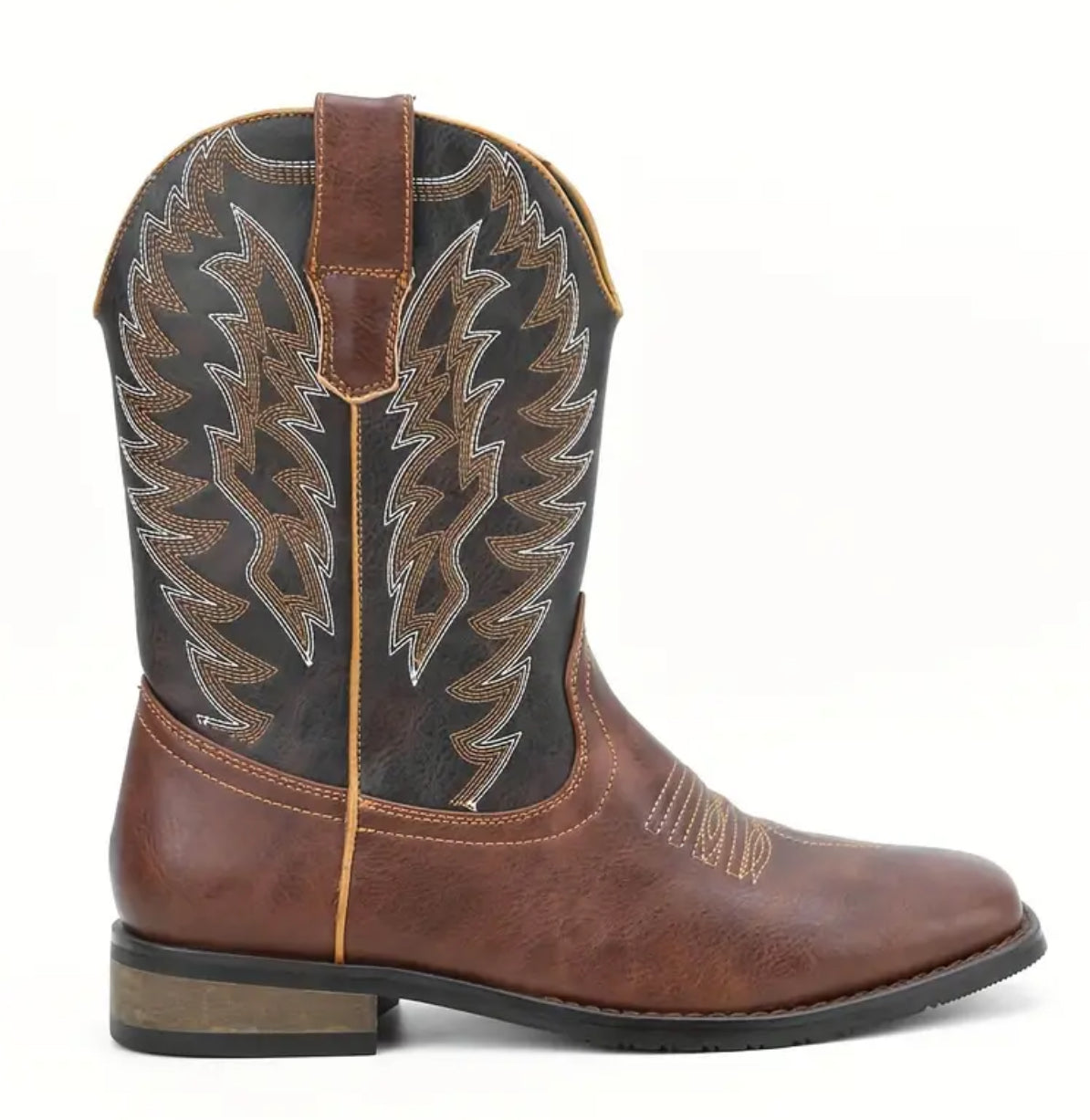 **PRE-ORDER** Men’s Dark Brown Cowboy Boots