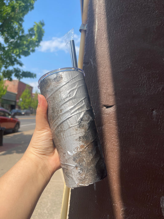 Duct Tape Tumbler with Wrench Handle