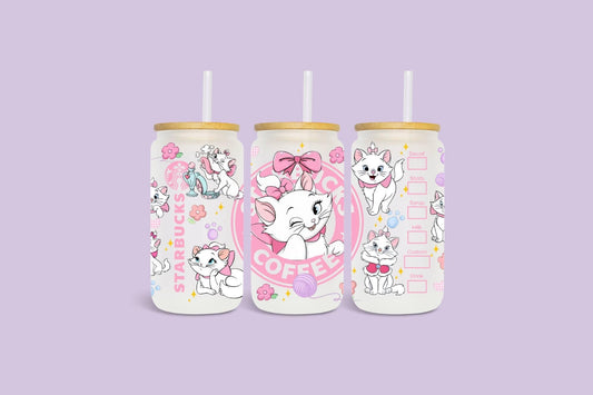 16 Oz Cat Tumbler